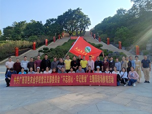 在百年党史台阶前合影留念.jpg